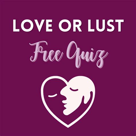 love or lust quiz